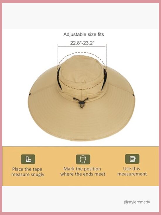 Wide Brim Sun Hat UPF50+ Waterproof Bucket Hat for Fishing Hiking Camping main image 5